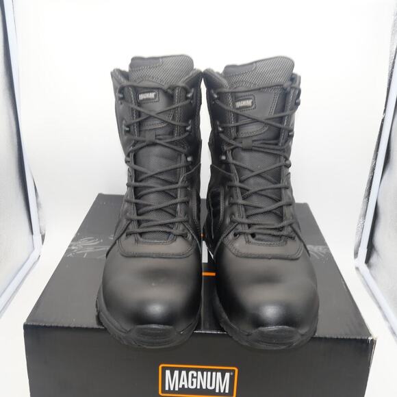 NEW Magnum Men's 14 Lynx 8" Side-Zip Waterproof Tactical Duty Boots Black - Picture 7 of 11